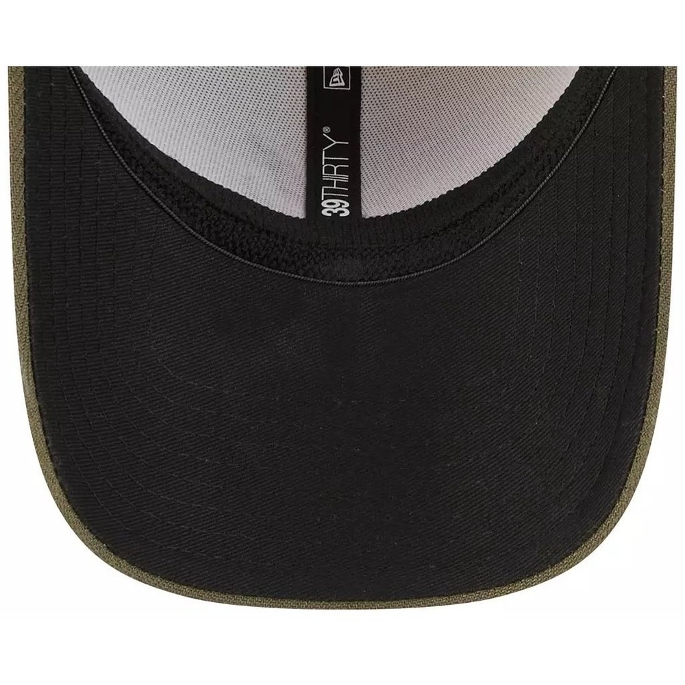 Atlanta Braves MLB Hat Khaki Armed Forces Day 2025 39THIRTY Stretch‎ Fit Cap NEW - Picture 11 of 14